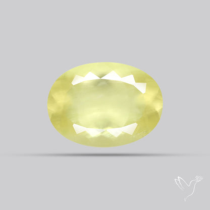 Rare Large Libyan Desert Glass Faceted Fine Gemstone