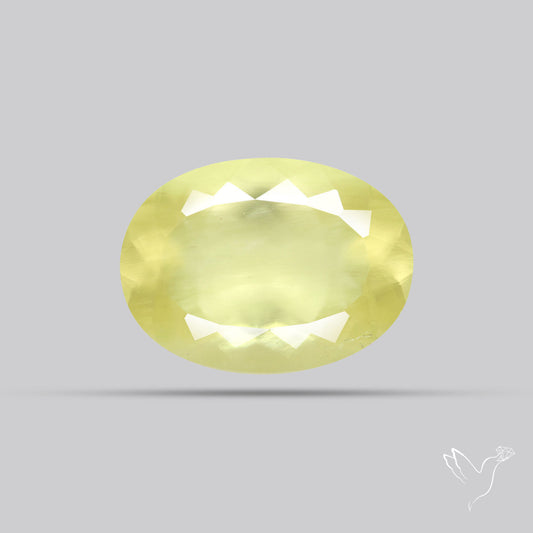 Rare Large Libyan Desert Glass Faceted Fine Gemstone