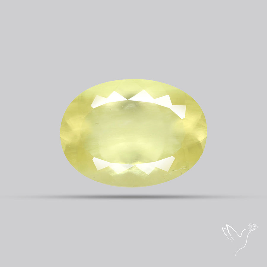 Rare Large Libyan Desert Glass Faceted Fine Gemstone
