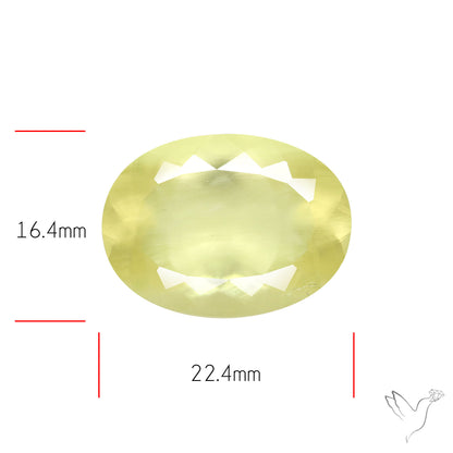Rare Large Libyan Desert Glass Faceted Fine Gemstone