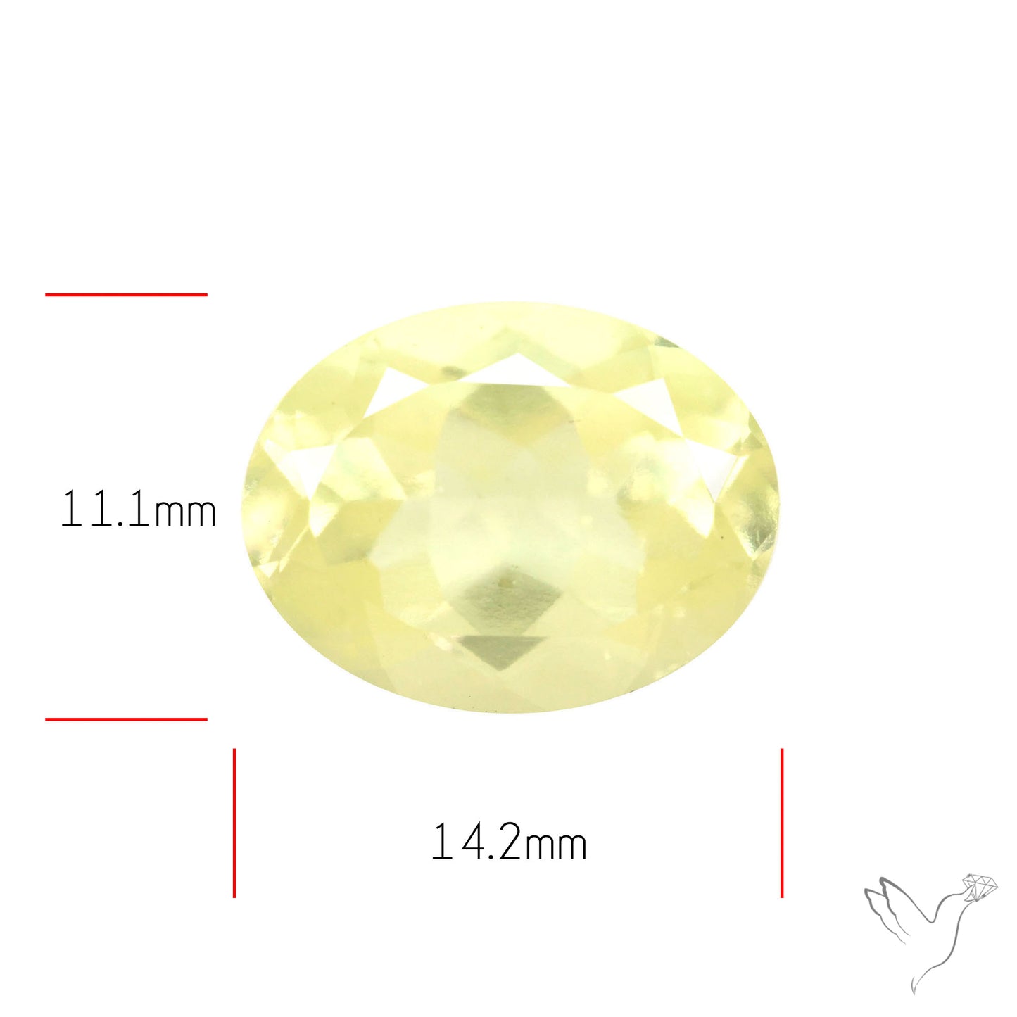 Libyan Desert Glass Faceted Fine Gemstone
