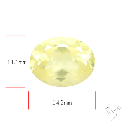 Libyan Desert Glass Faceted Fine Gemstone