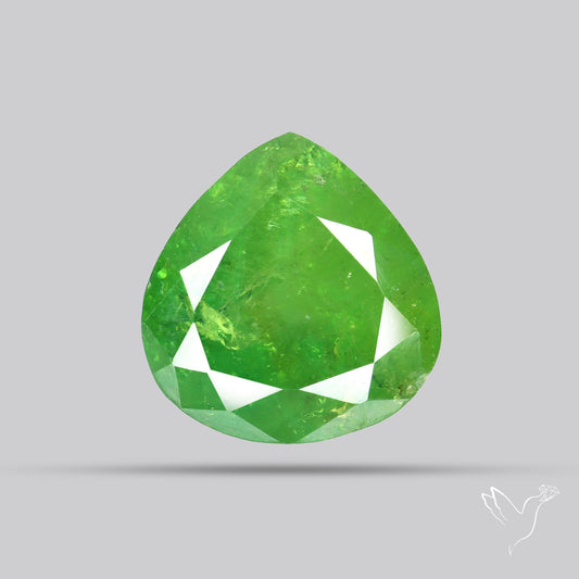 Rare Demantoid Garnet Faceted Fine Gemstone
