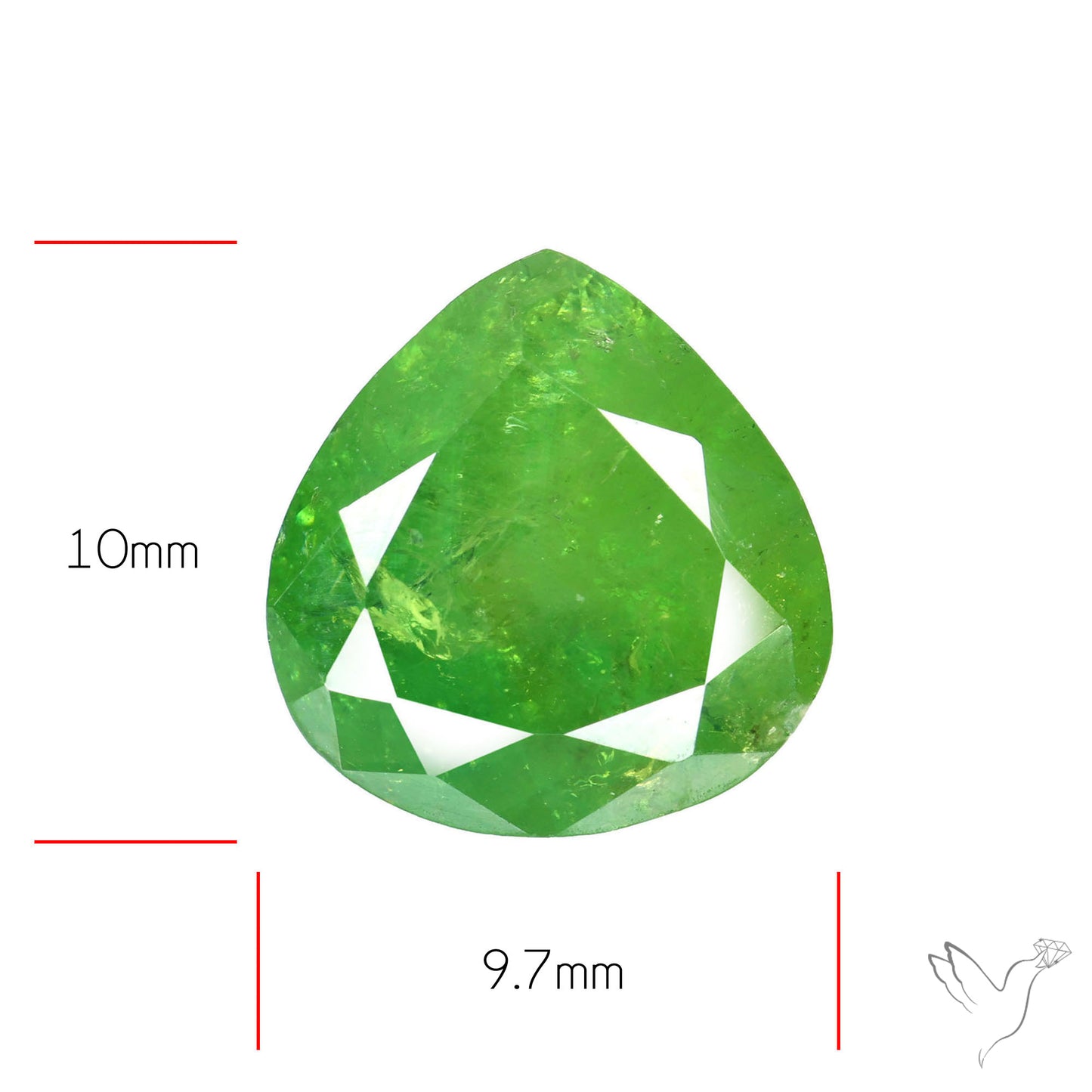 Rare Demantoid Garnet Faceted Fine Gemstone