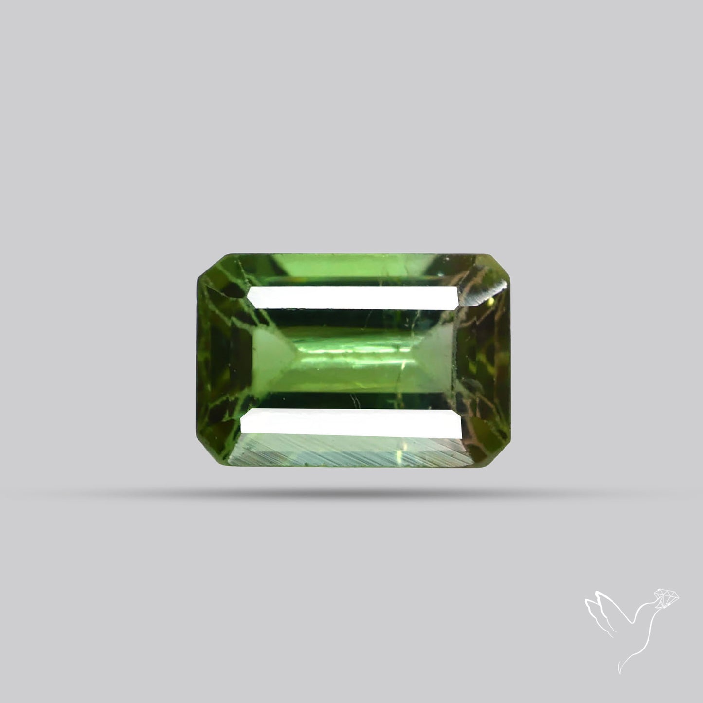 Faceted Bi-Colour Tourmaline