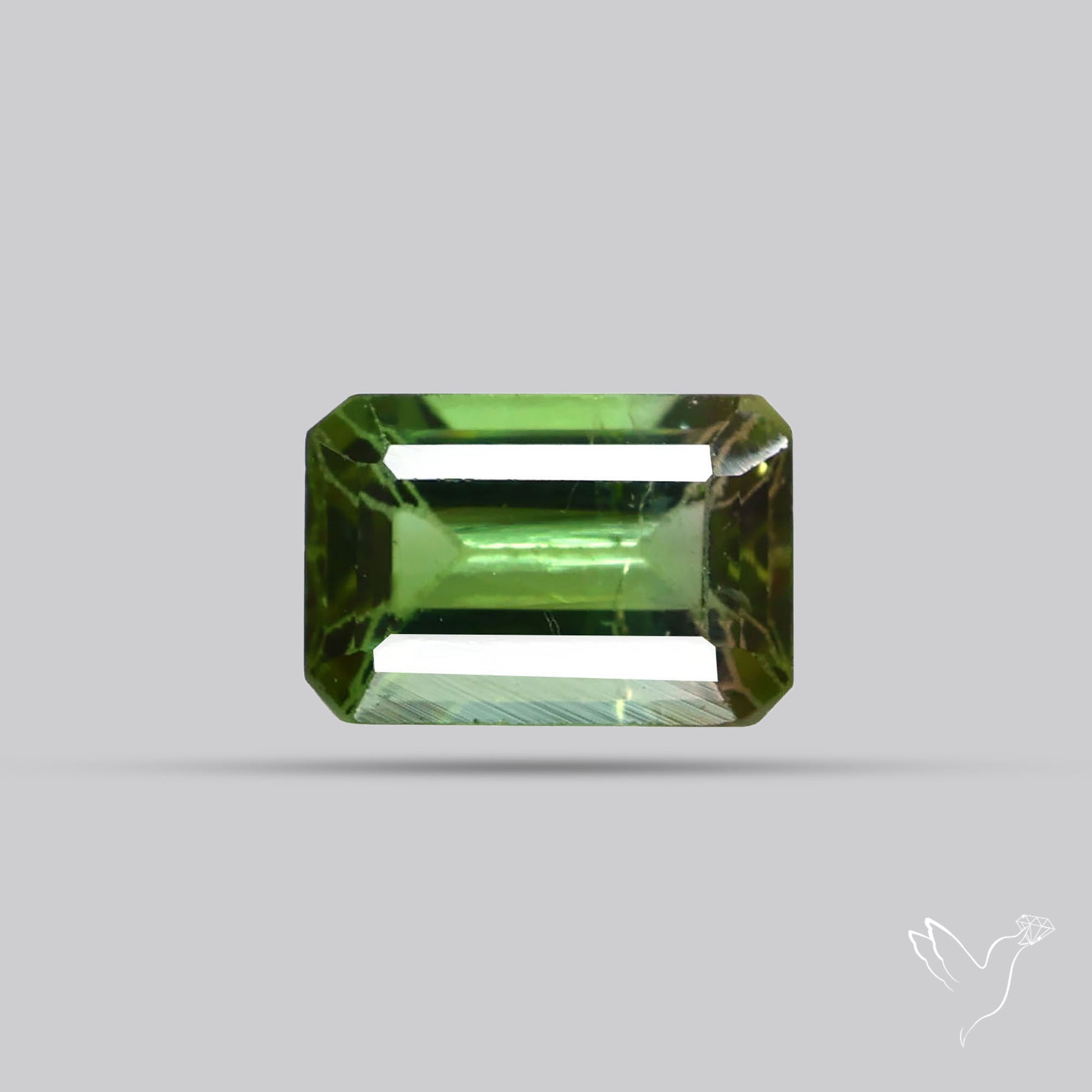 Faceted Bi-Colour Tourmaline