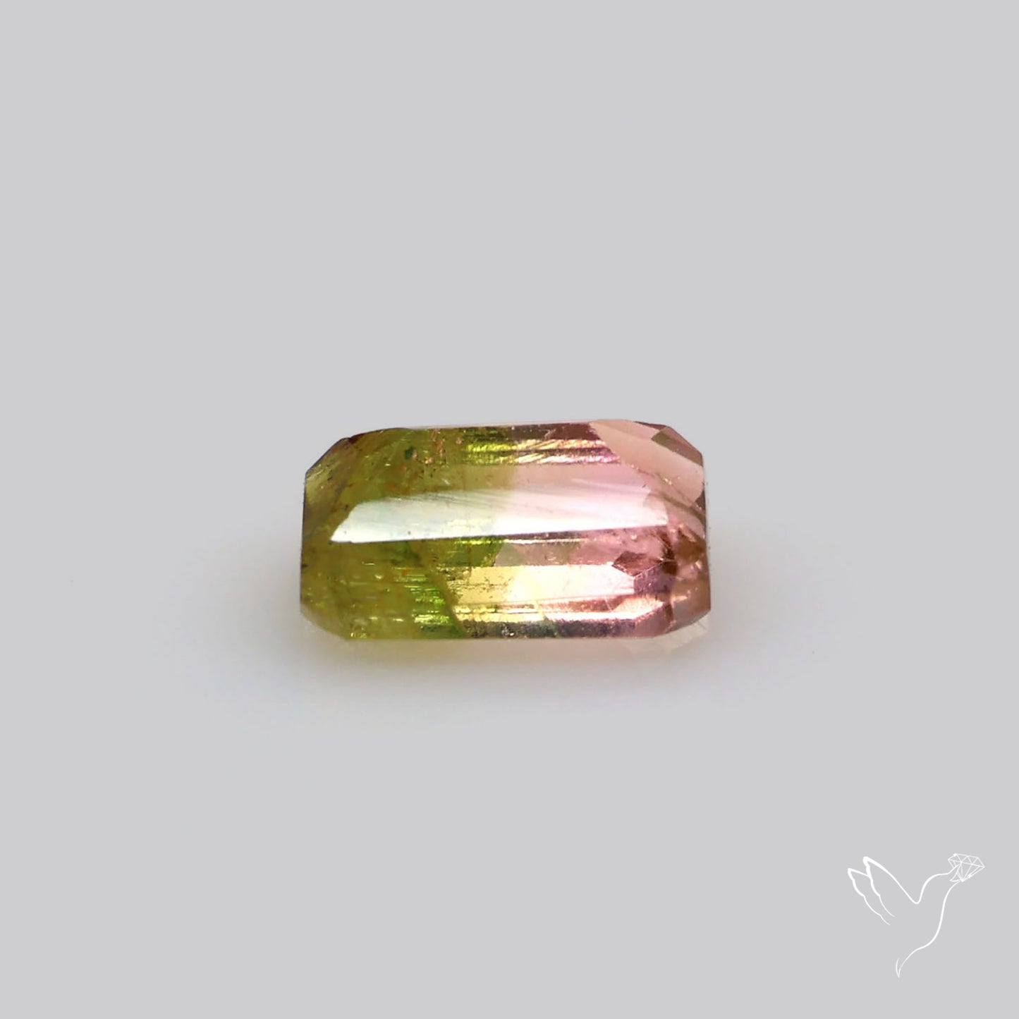 Faceted Bi-Colour Tourmaline