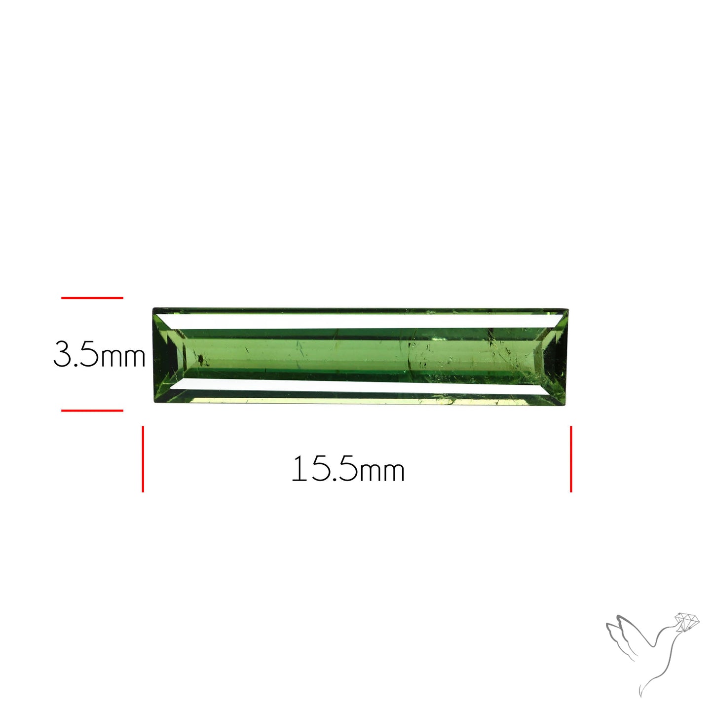 Faceted Green Tourmaline