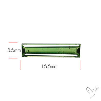 Faceted Green Tourmaline