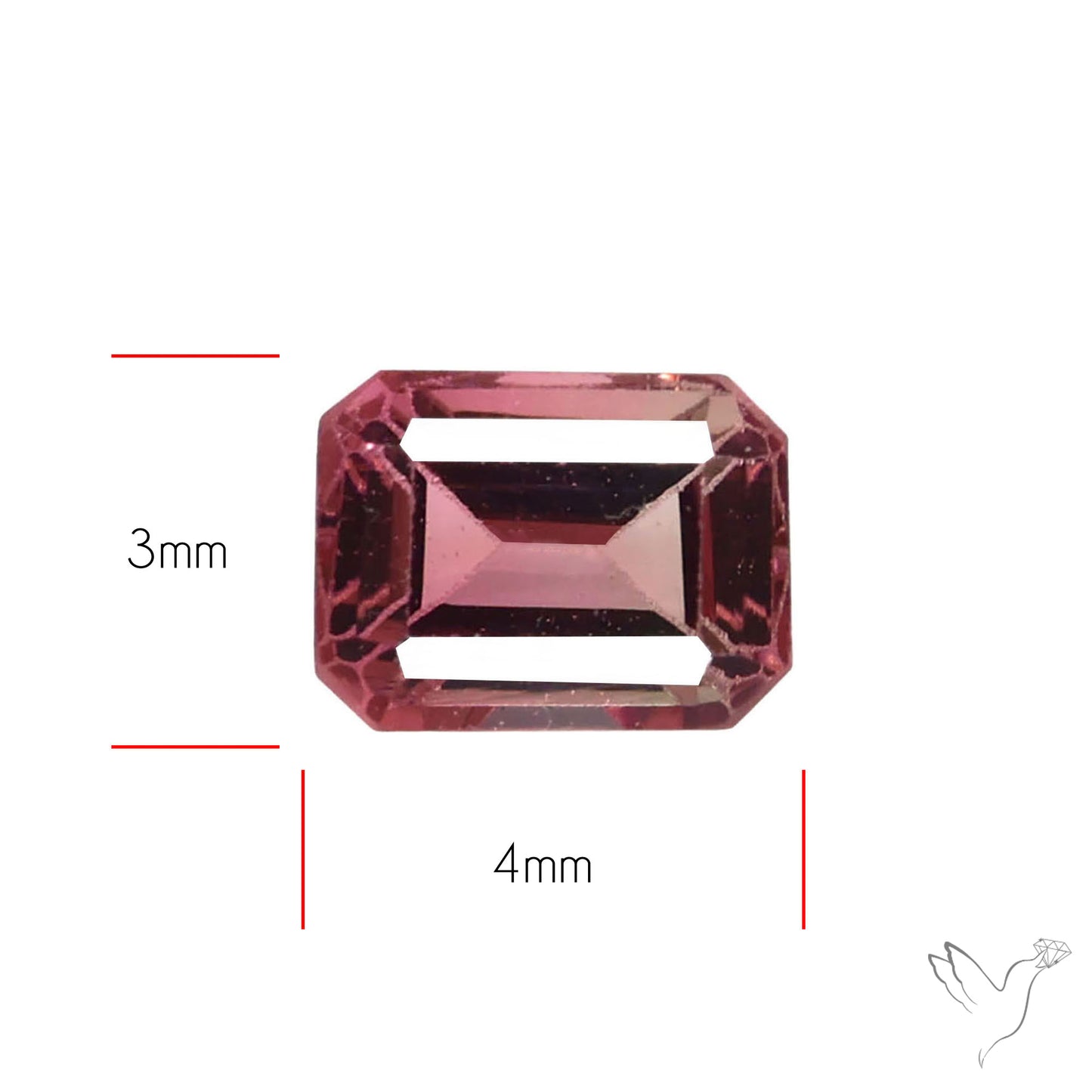 Faceted Pink Tourmaline