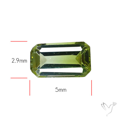 Faceted Bi-Colour Tourmaline