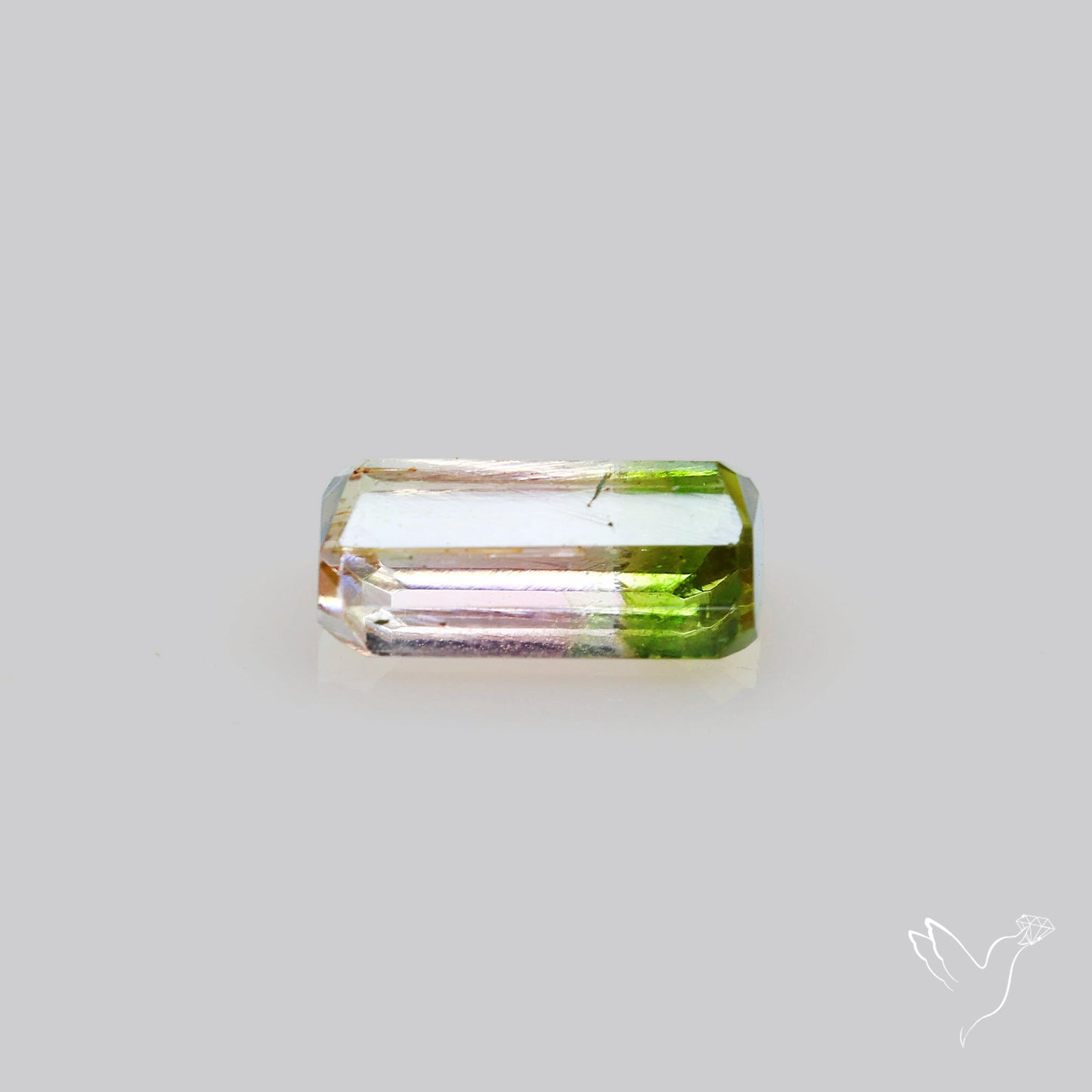 Faceted Bi-Colour Tourmaline