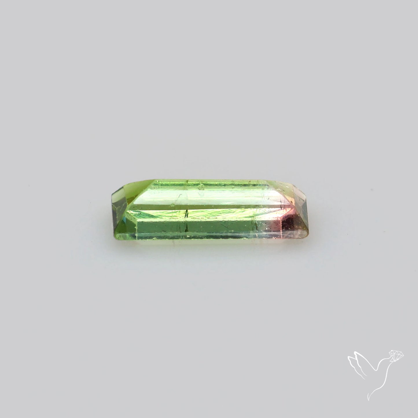 Faceted Bi-Colour Tourmaline