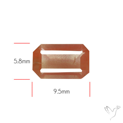 Andesine Gemstone Faceted Fine Grade
