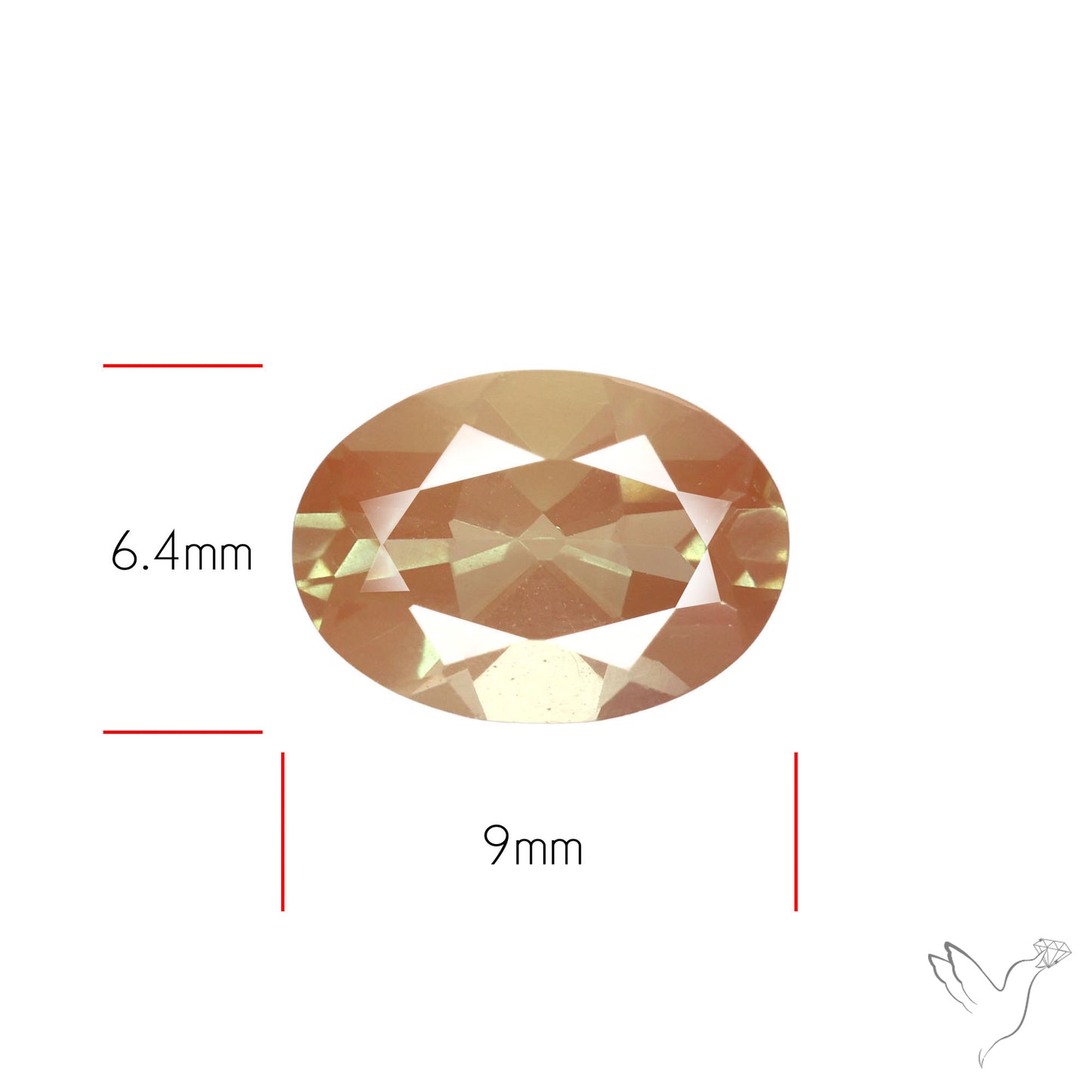 Andesine Gemstone Faceted Fine Grade