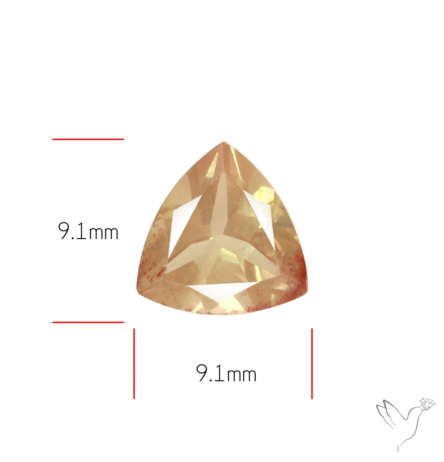 Andesine Gemstone Faceted Fine Grade