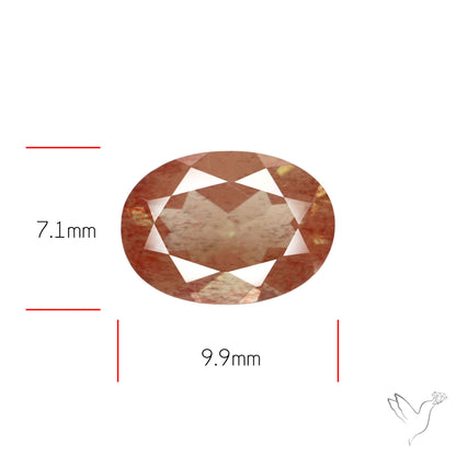Andesine Gemstone Faceted Fine Grade
