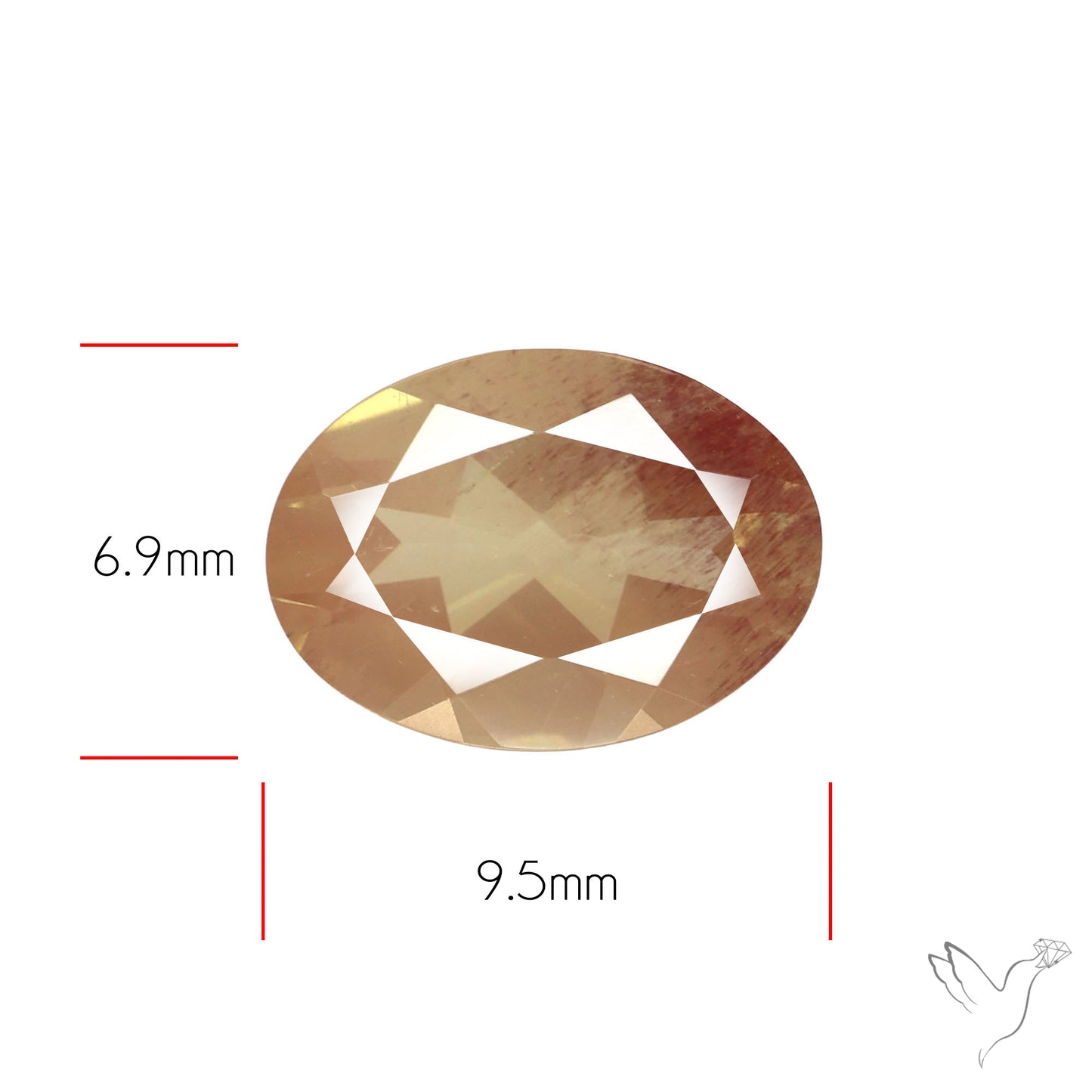 Andesine Gemstone Faceted Fine Grade