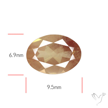 Andesine Gemstone Faceted Fine Grade