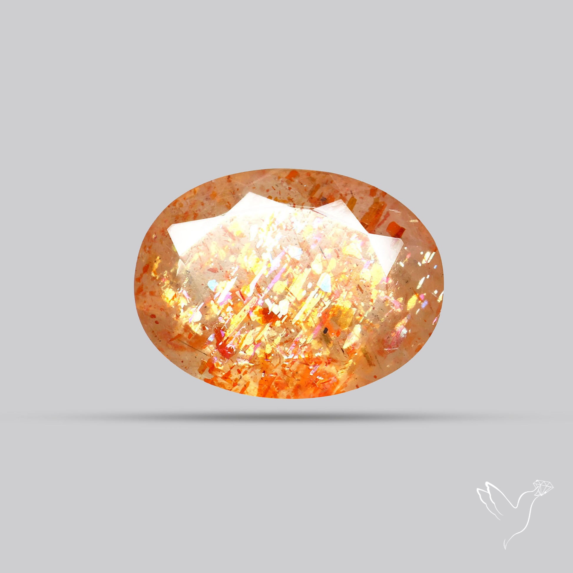 Tanzanian Sunstone Faceted High Grade Confetti Sunstone