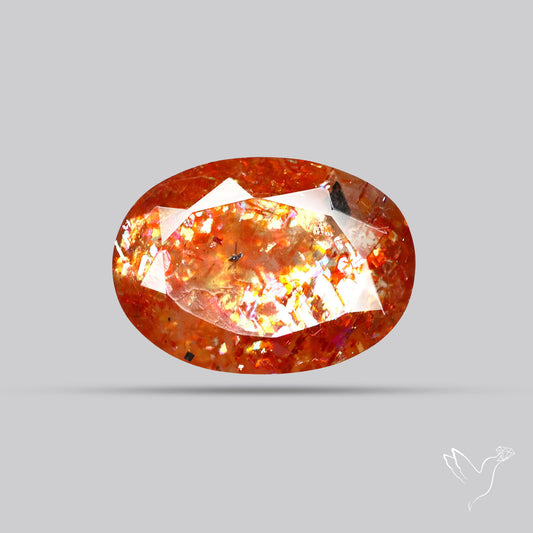 Tanzanian Sunstone Faceted High Grade Confetti Sunstone