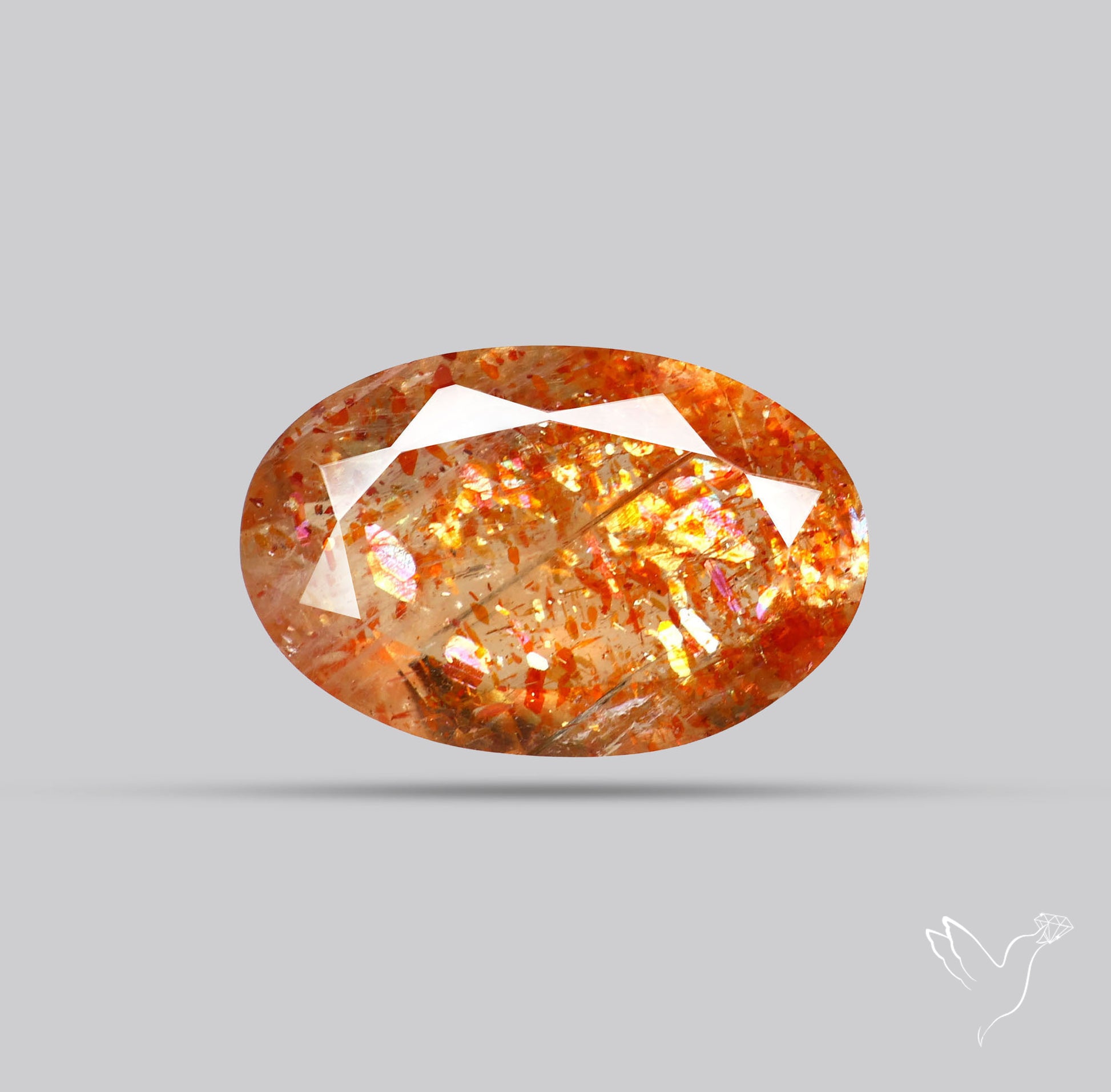 Tanzanian Sunstone Faceted High Grade Confetti Sunstone