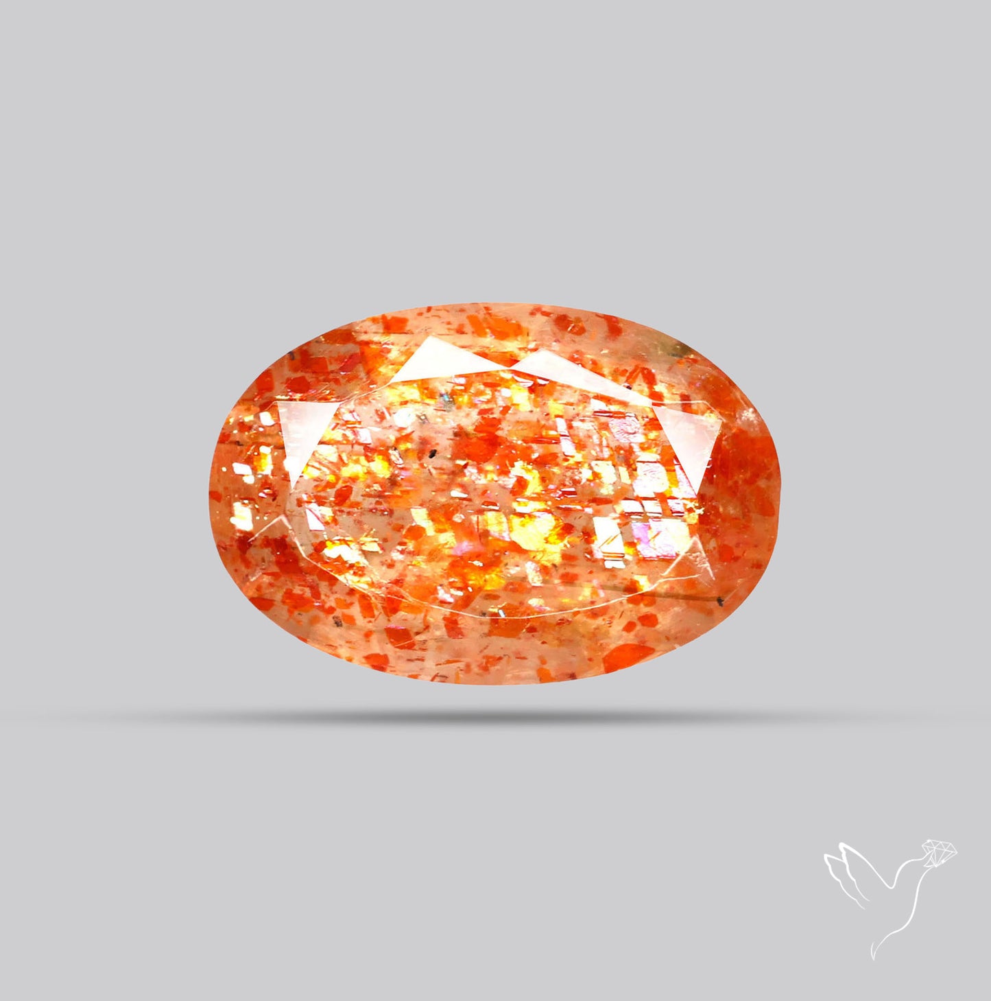 Tanzanian Sunstone Faceted High Grade Confetti Sunstone
