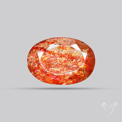 Tanzanian Sunstone Faceted High Grade Confetti Sunstone