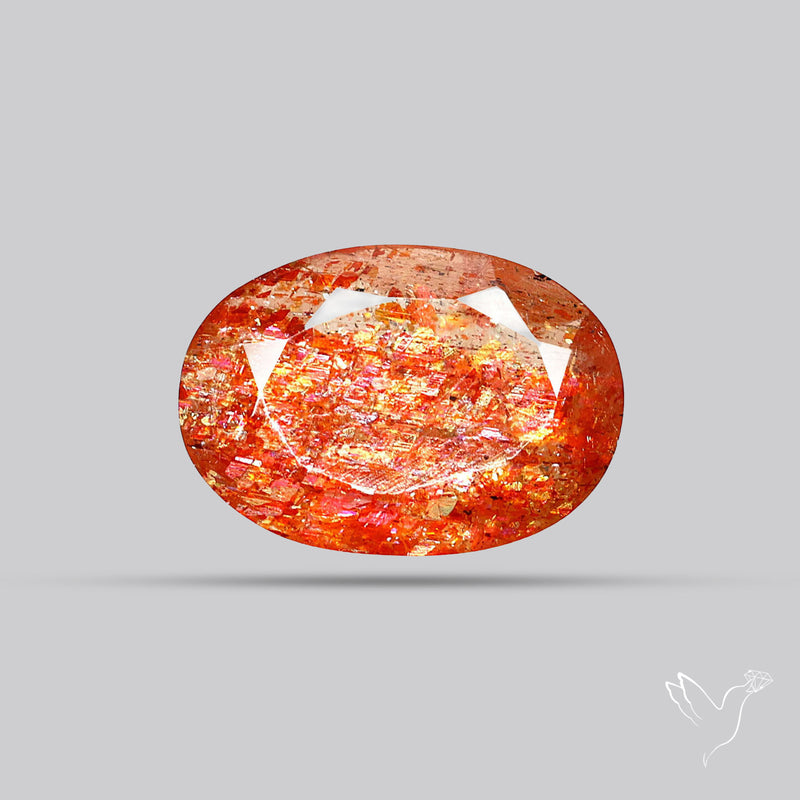 Tanzanian Sunstone Faceted High Grade Confetti Sunstone