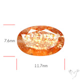 Tanzanian Sunstone Faceted High Grade Confetti Sunstone