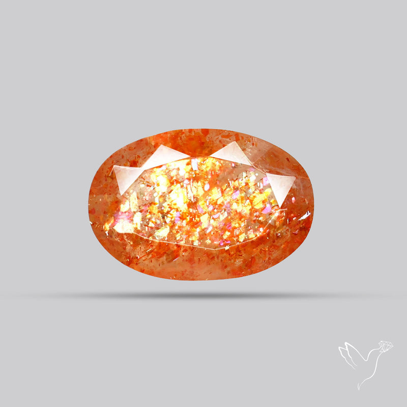 Tanzanian Sunstone Faceted High Grade Confetti Sunstone