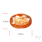 Tanzanian Sunstone Faceted High Grade Confetti Sunstone