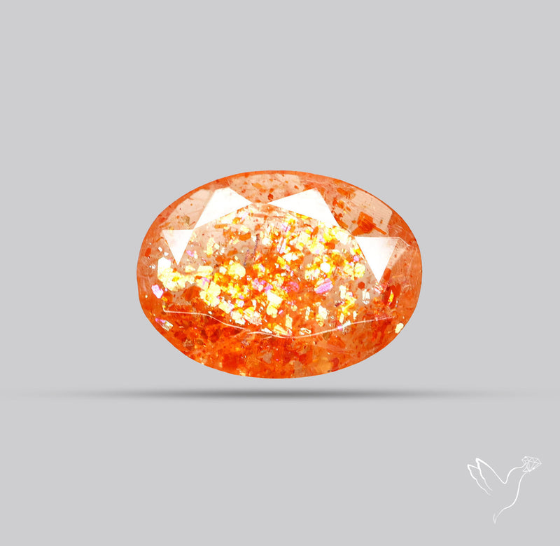 Tanzanian Sunstone Faceted High Grade Confetti Sunstone