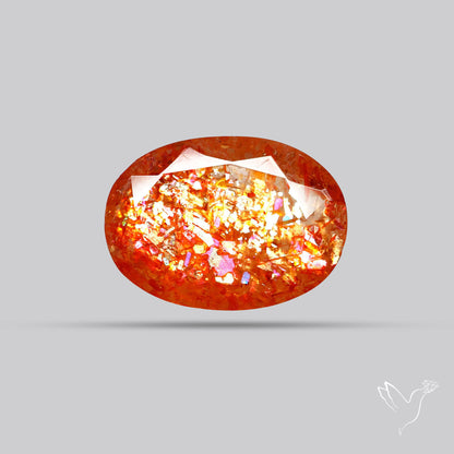 Tanzanian Sunstone Faceted High Grade Confetti Sunstone