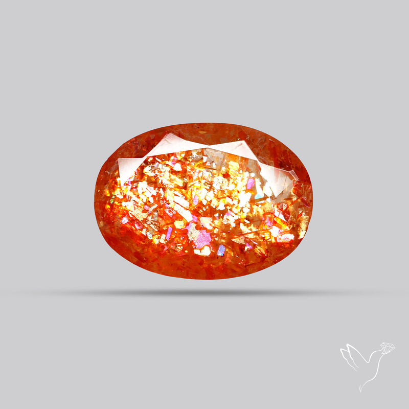 Tanzanian Sunstone Faceted High Grade Confetti Sunstone