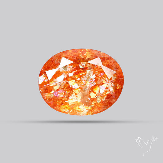 Tanzanian Sunstone Faceted High Grade Confetti Sunstone