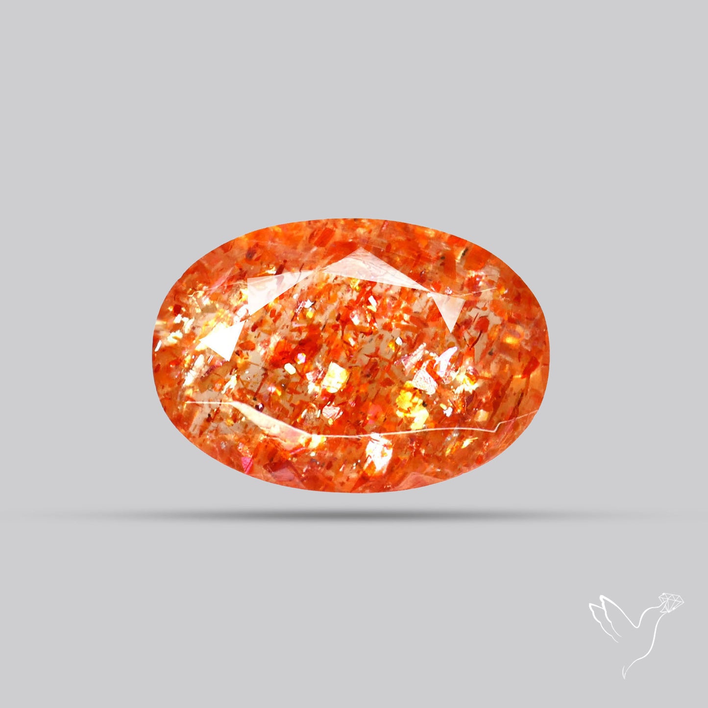 Tanzanian Sunstone Faceted High Grade Confetti Sunstone