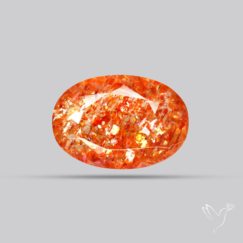 Tanzanian Sunstone Faceted High Grade Confetti Sunstone