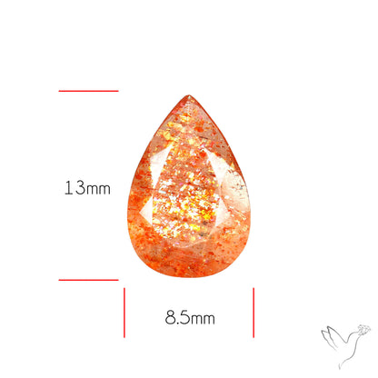 Tanzanian Sunstone Faceted High Grade Confetti Sunstone
