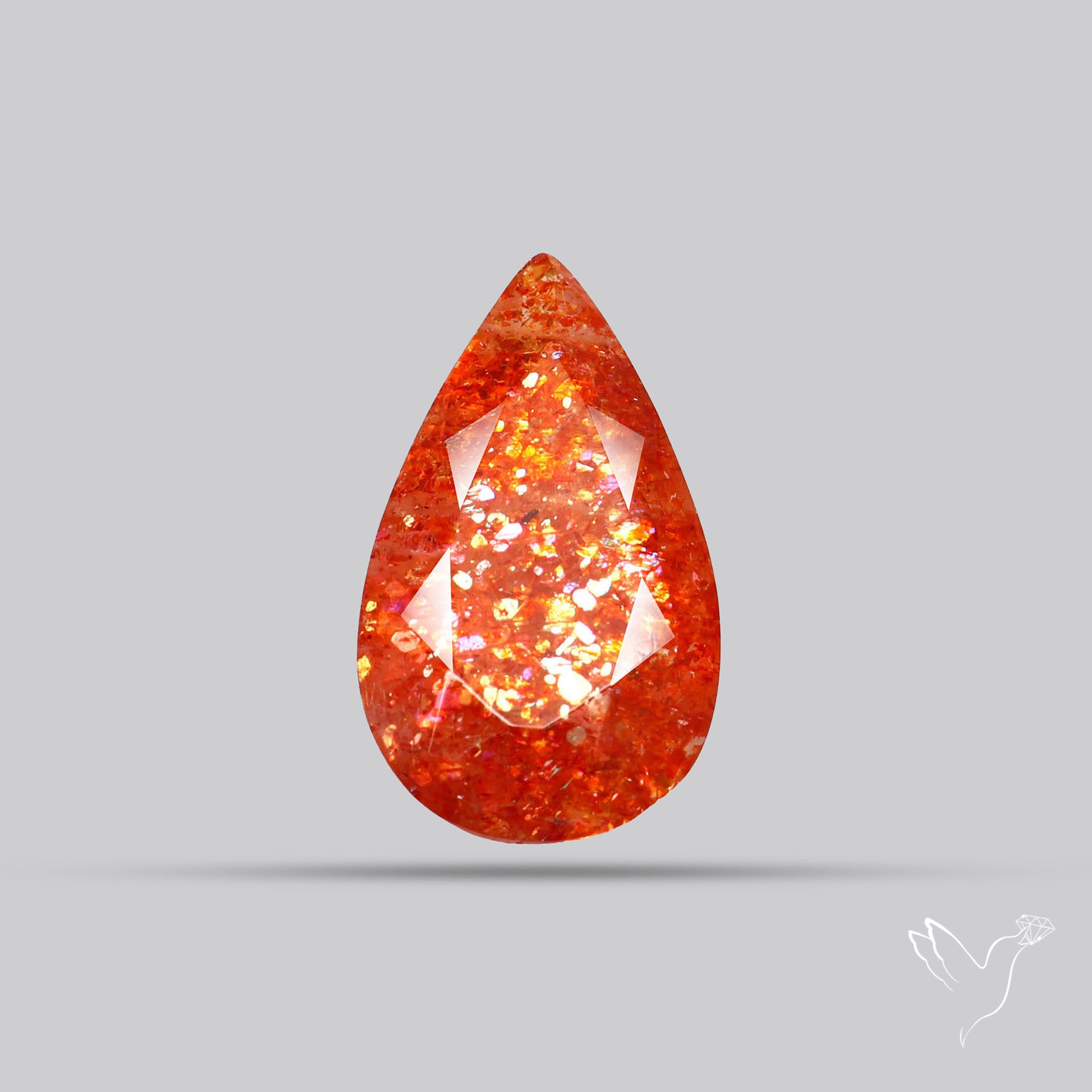 Tanzanian Sunstone Faceted High Grade Confetti Sunstone