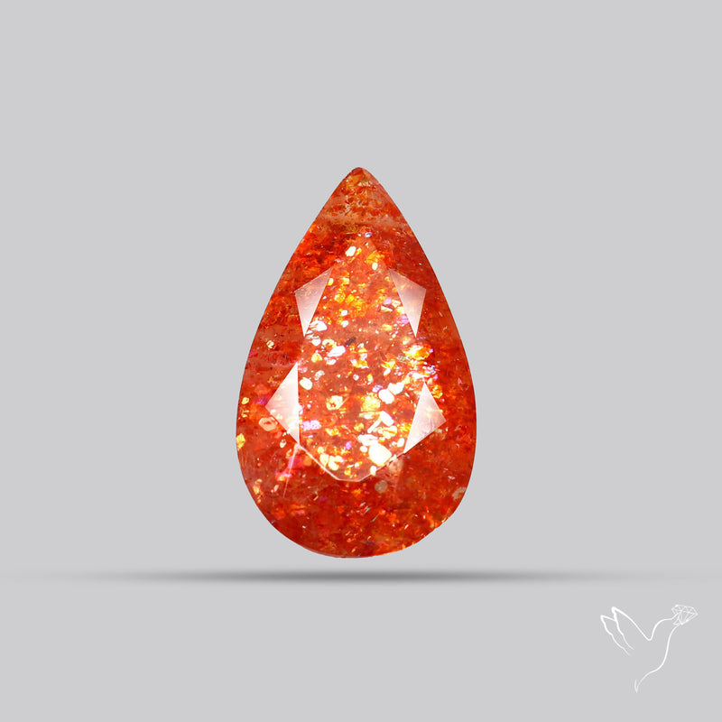 Tanzanian Sunstone Faceted High Grade Confetti Sunstone