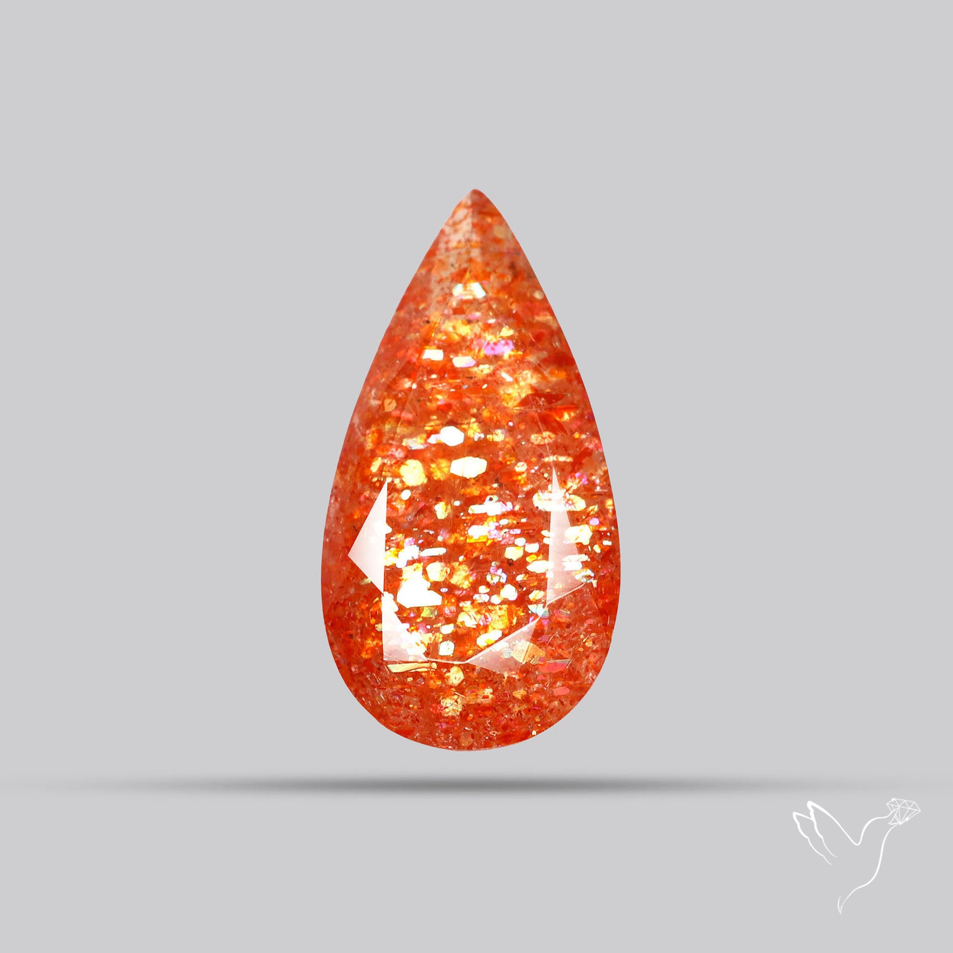 Tanzanian Sunstone Faceted High Grade Confetti Sunstone