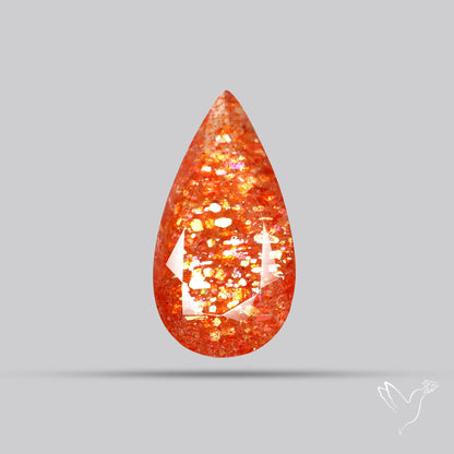 Tanzanian Sunstone Faceted High Grade Confetti Sunstone