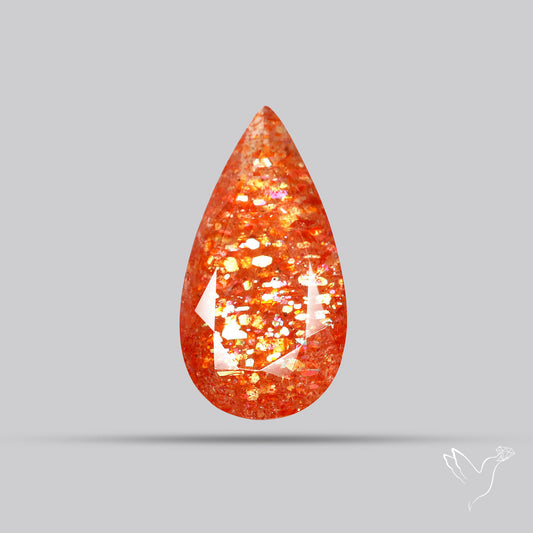 Tanzanian Sunstone Faceted High Grade Confetti Sunstone