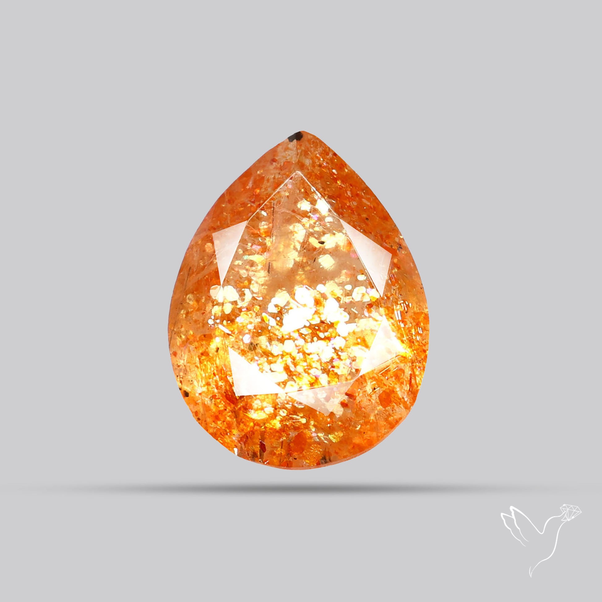 Tanzanian Sunstone Faceted High Grade Confetti Sunstone