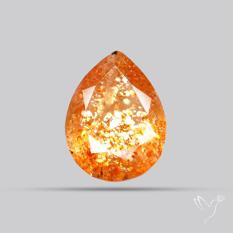 Tanzanian Sunstone Faceted High Grade Confetti Sunstone