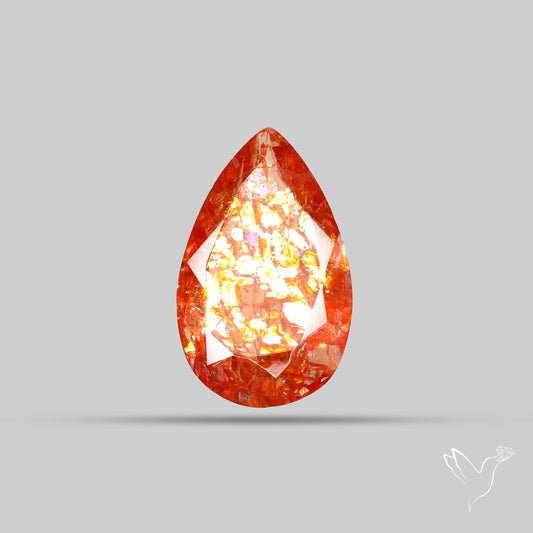 Tanzanian Sunstone Faceted High Grade Confetti Sunstone