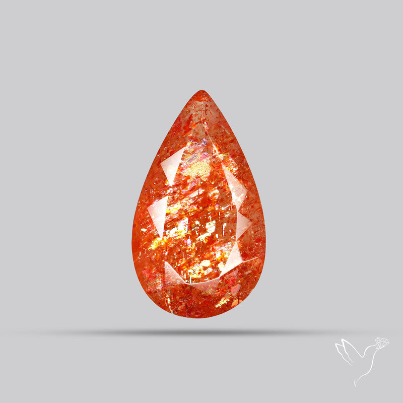 Tanzanian Sunstone Faceted High Grade Confetti Sunstone