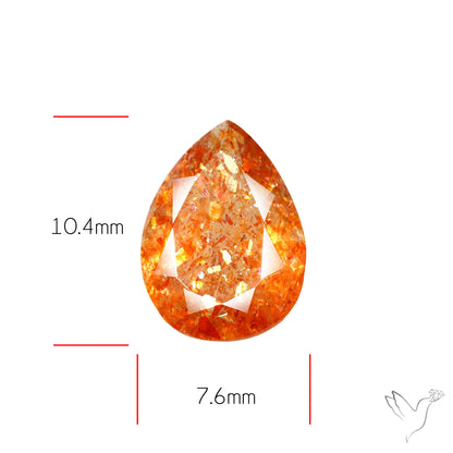 Tanzanian Sunstone Faceted High Grade Confetti Sunstone