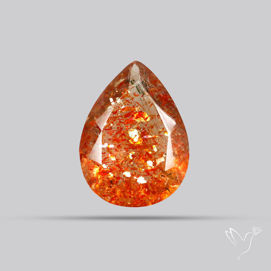 Tanzanian Sunstone Faceted High Grade Confetti Sunstone